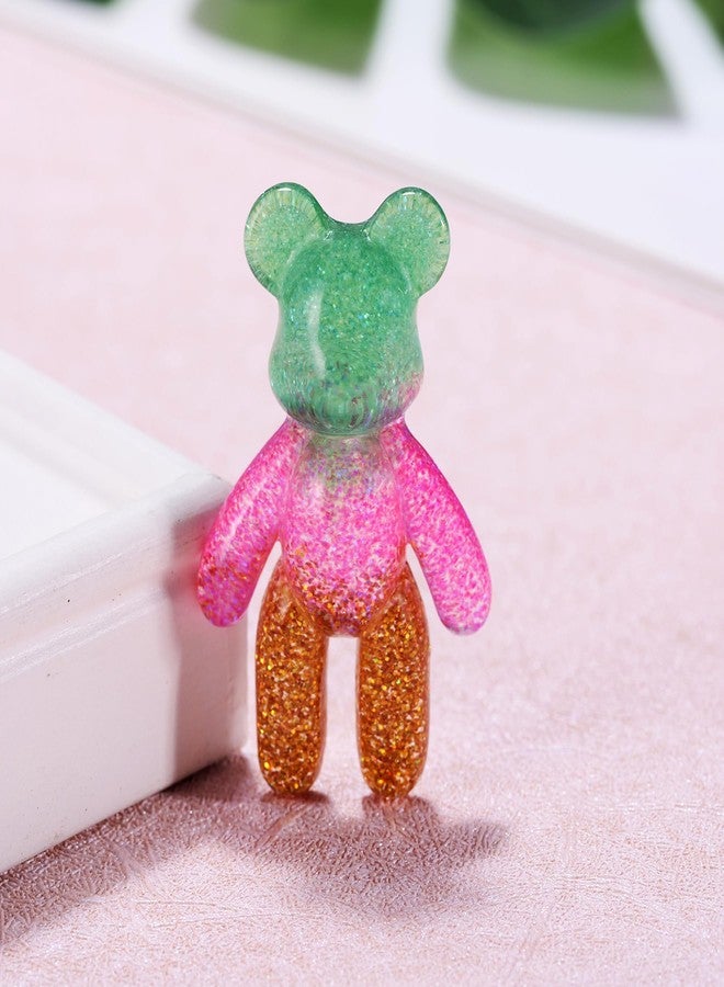 Aesnefe Pocket Bear Hug, Anxiety Relief Gifts, Mental Health Positivity Gift for Anxious Friend, Autism Fidget Gifts for Teen, Surgery Worry Gift, Thoughtful Present for School Anxiety, Green Gold - Image 4
